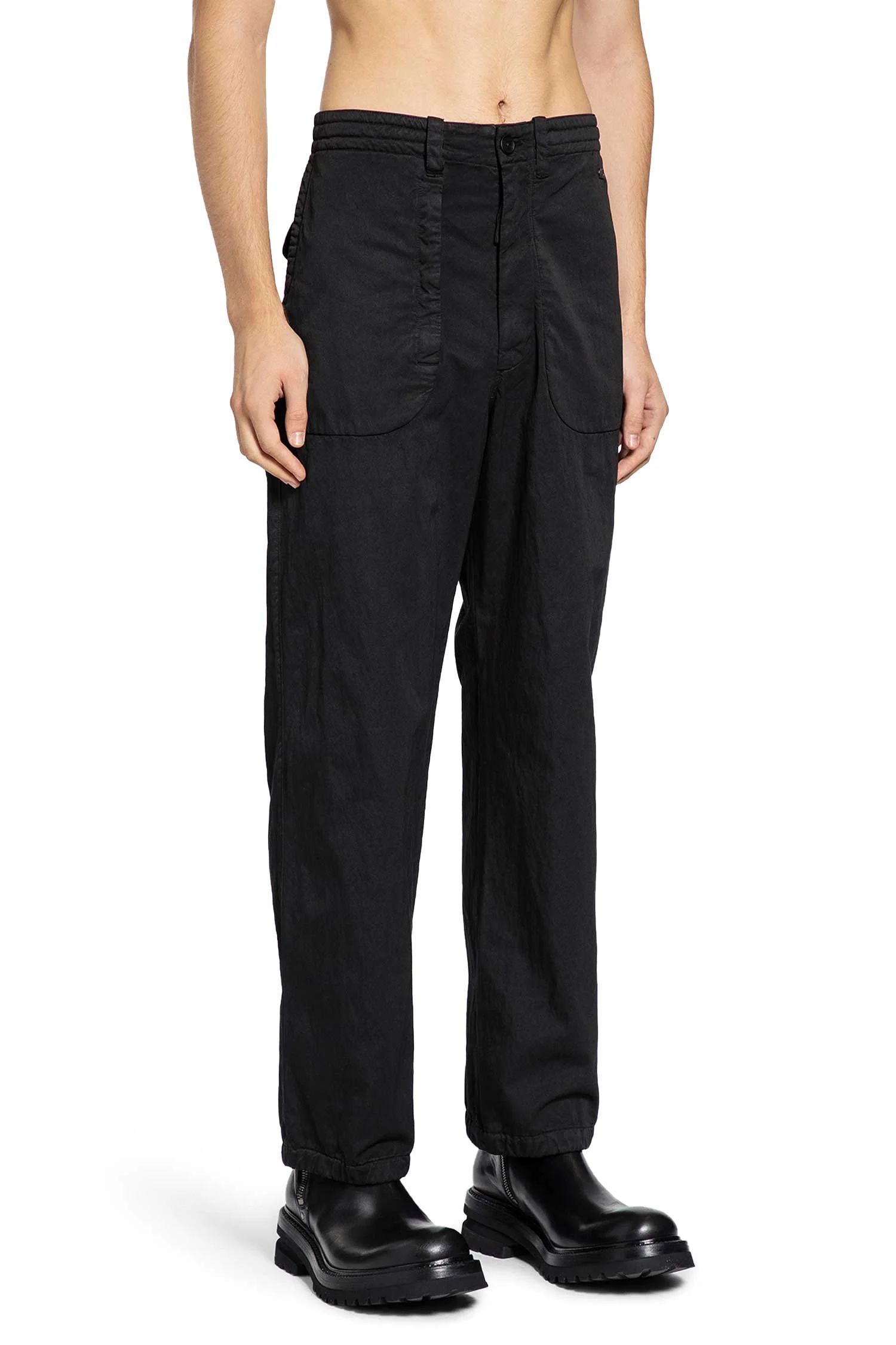 Cotton Blend Straight-leg trousers - Image 3