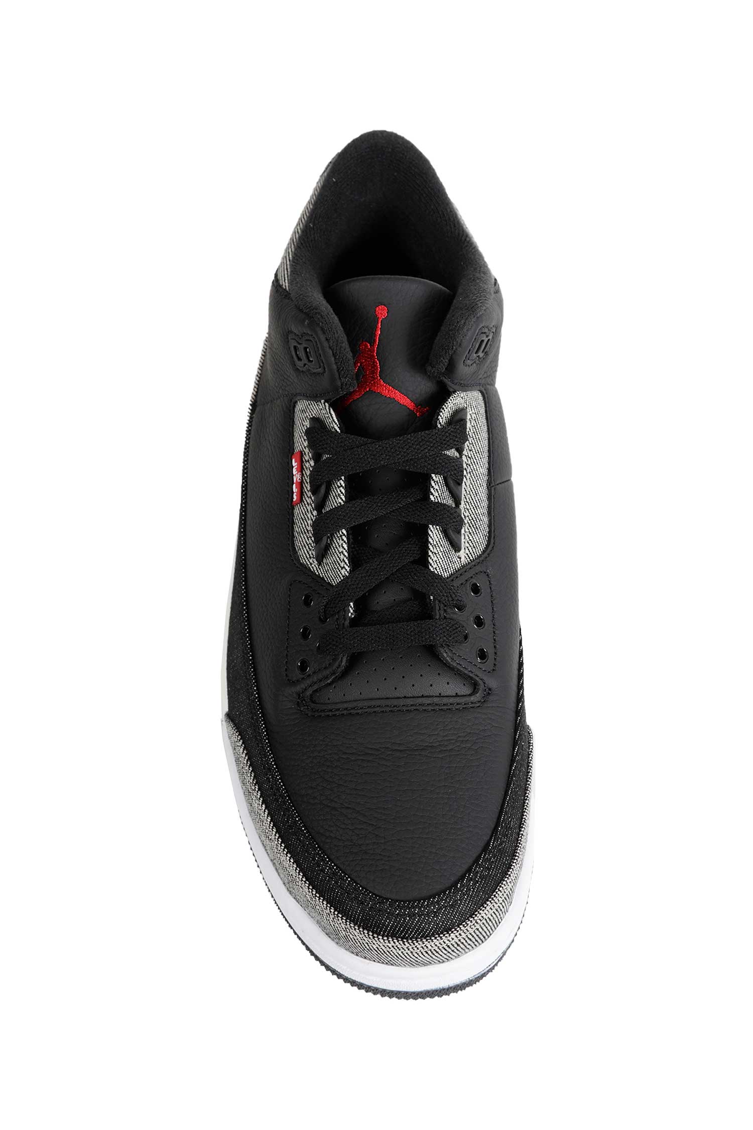 Air Jordan 3 x Levi's Black and White Sneakers - Image 5