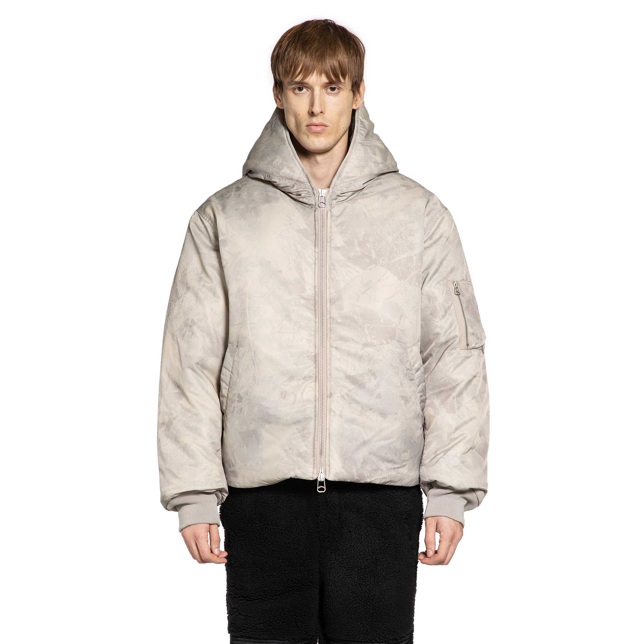 Cropped Hood Bomber - Image 7
