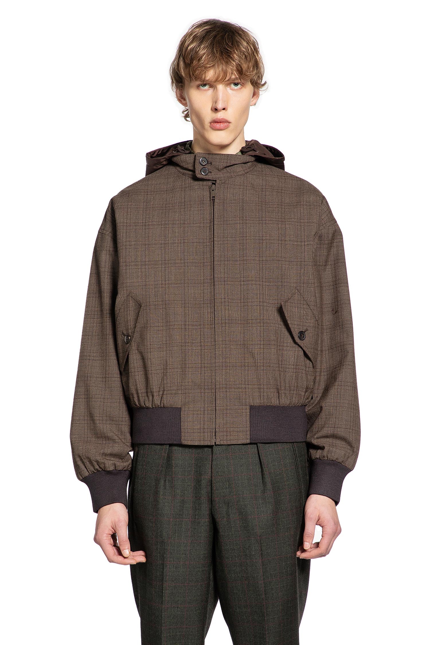 Hooded Wool Jacket - Image 2