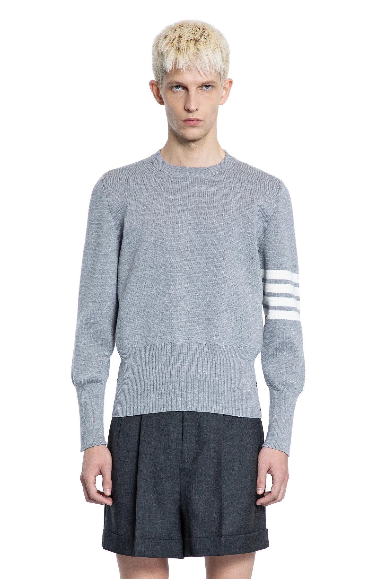 Wool 4-Bar Sweater - Image 2