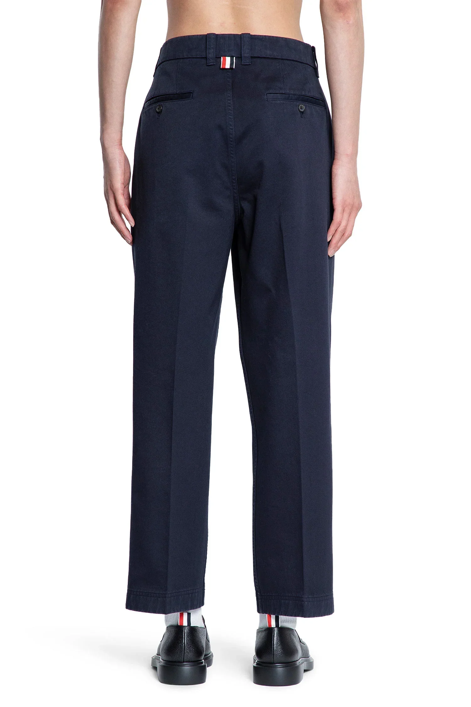 Garment Dyed Chino Trousers in Cotton Twill - Image 4