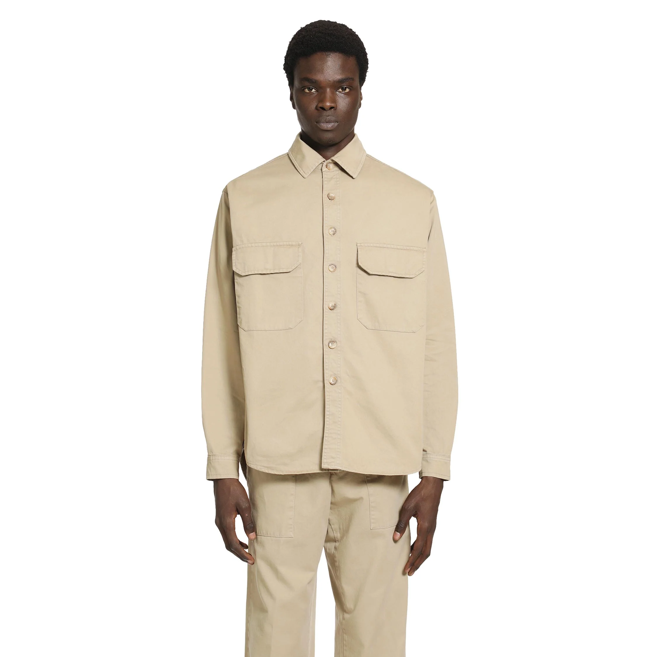 Cotton Canvas Overshirt - Image 7