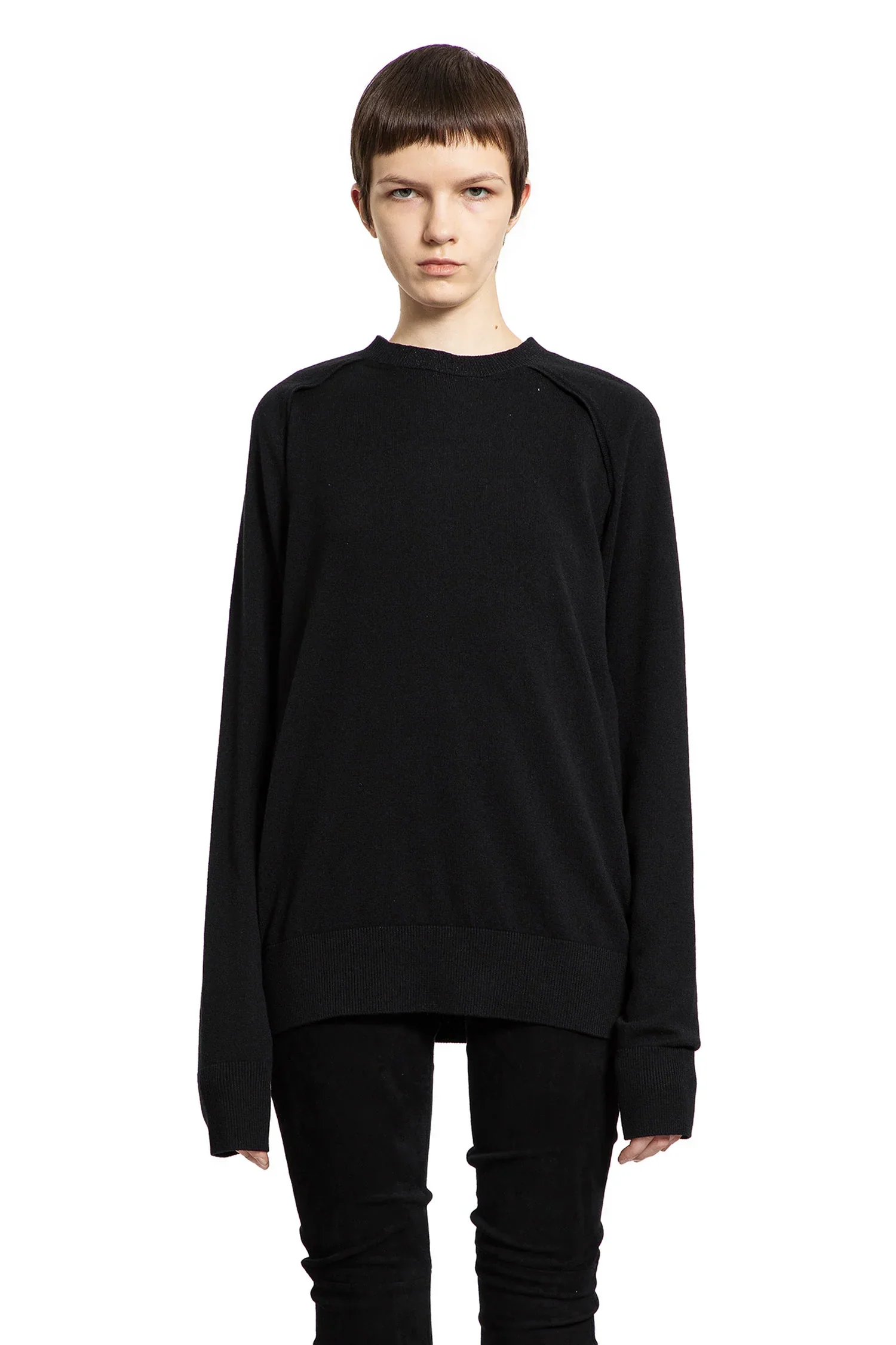 Ulu Sweater in Wool Cashmere Flannel Knit - Image 2