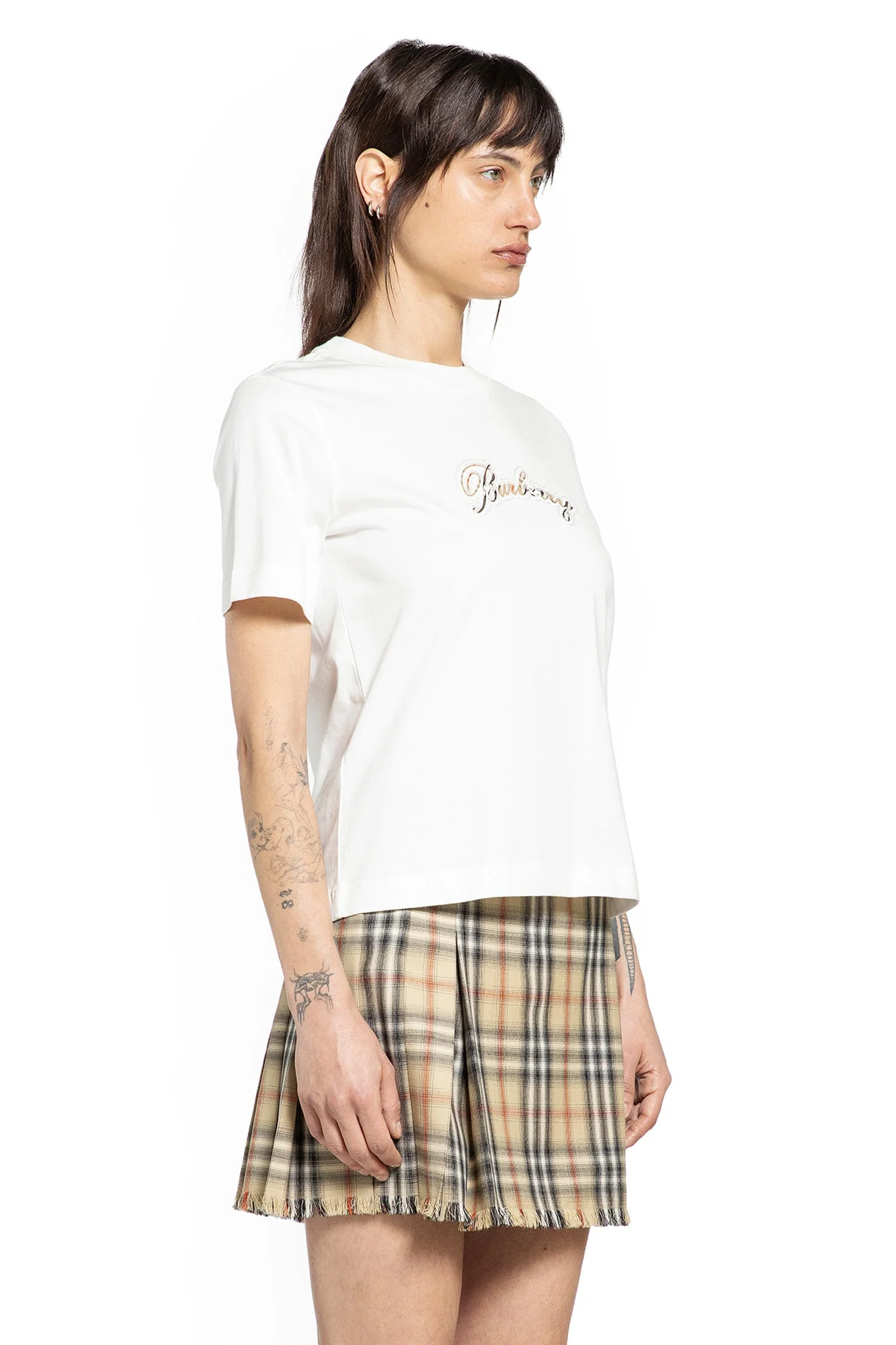 Cursive Logo Cotton T-Shirt - Image 3