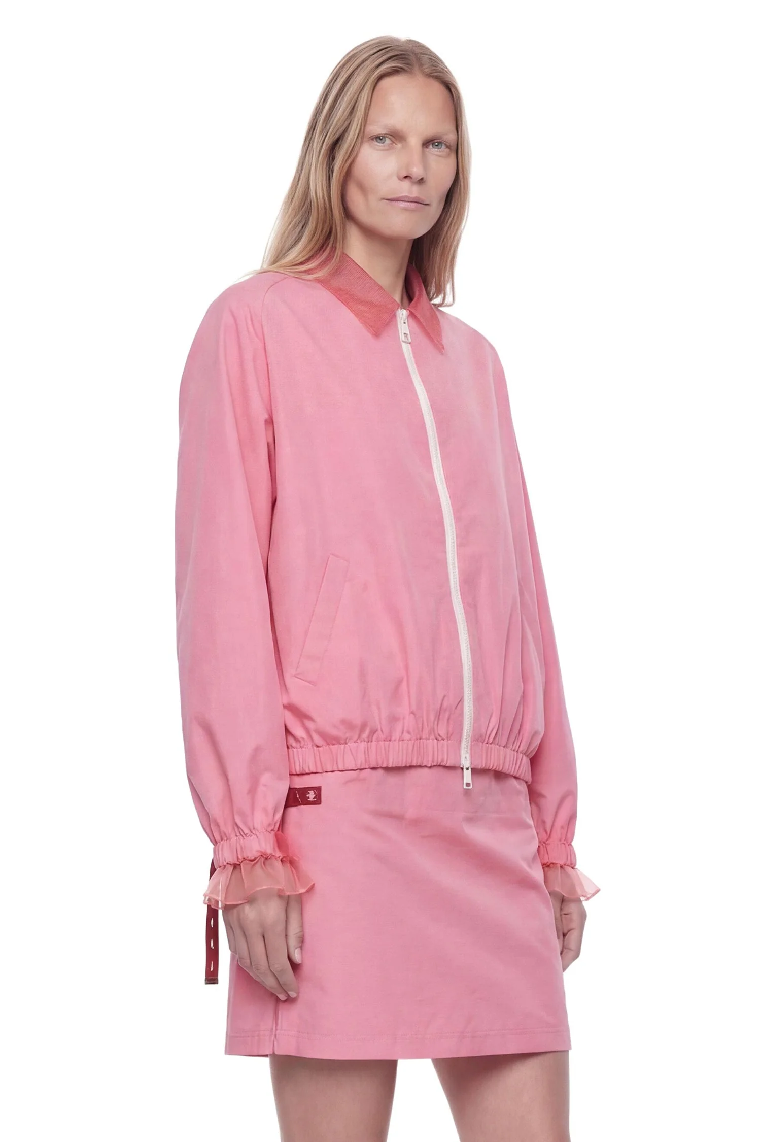 Technical Viscose Bomber Jacket - Image 2