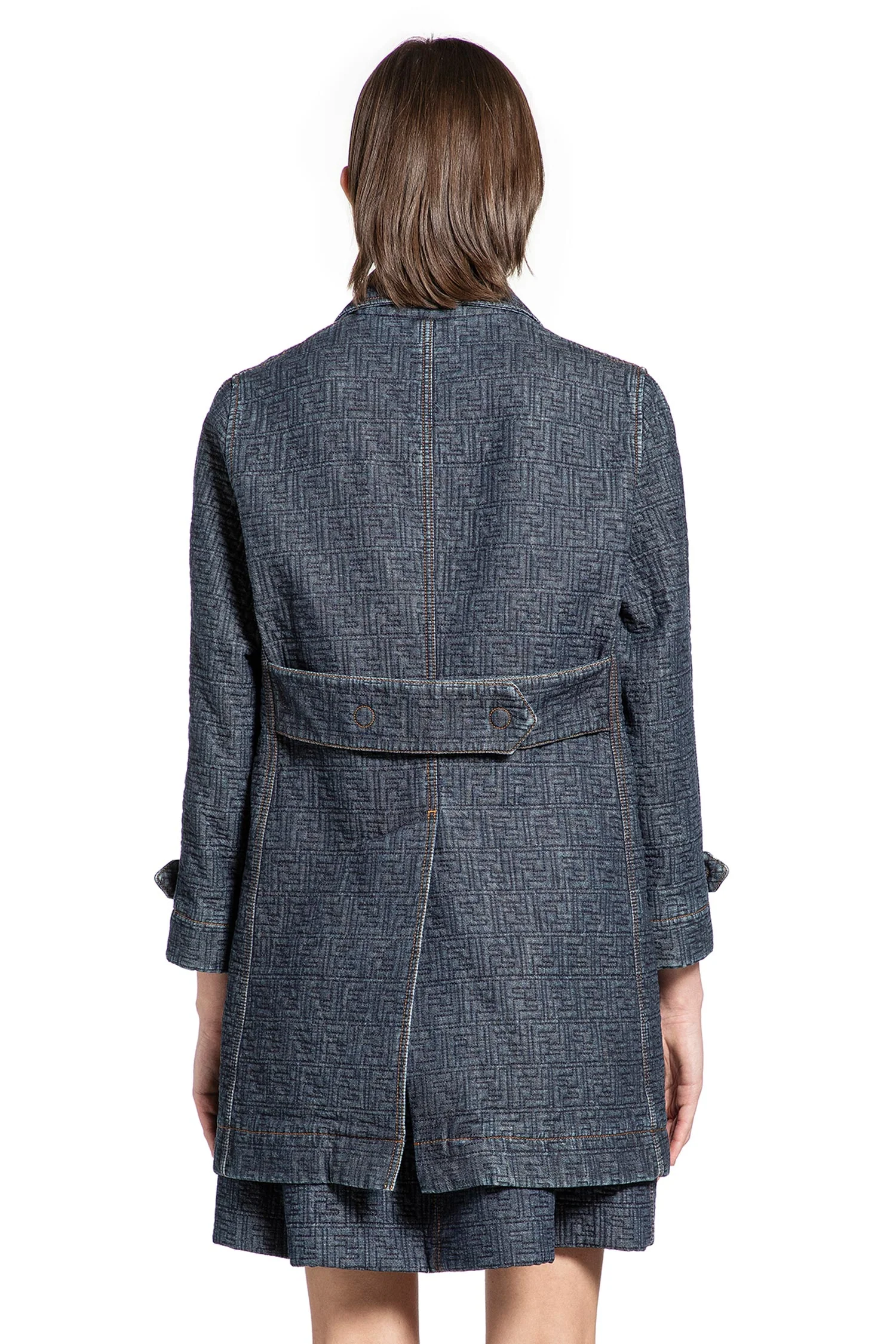 Quilted FF Denim Jacket - Image 3