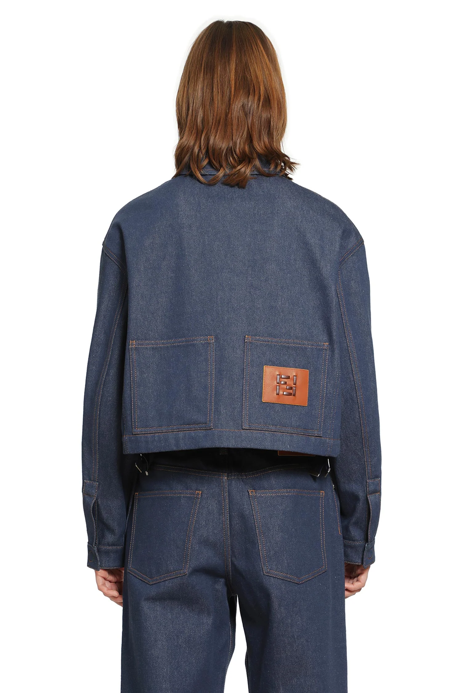 Cropped Denim Jacket - Image 4