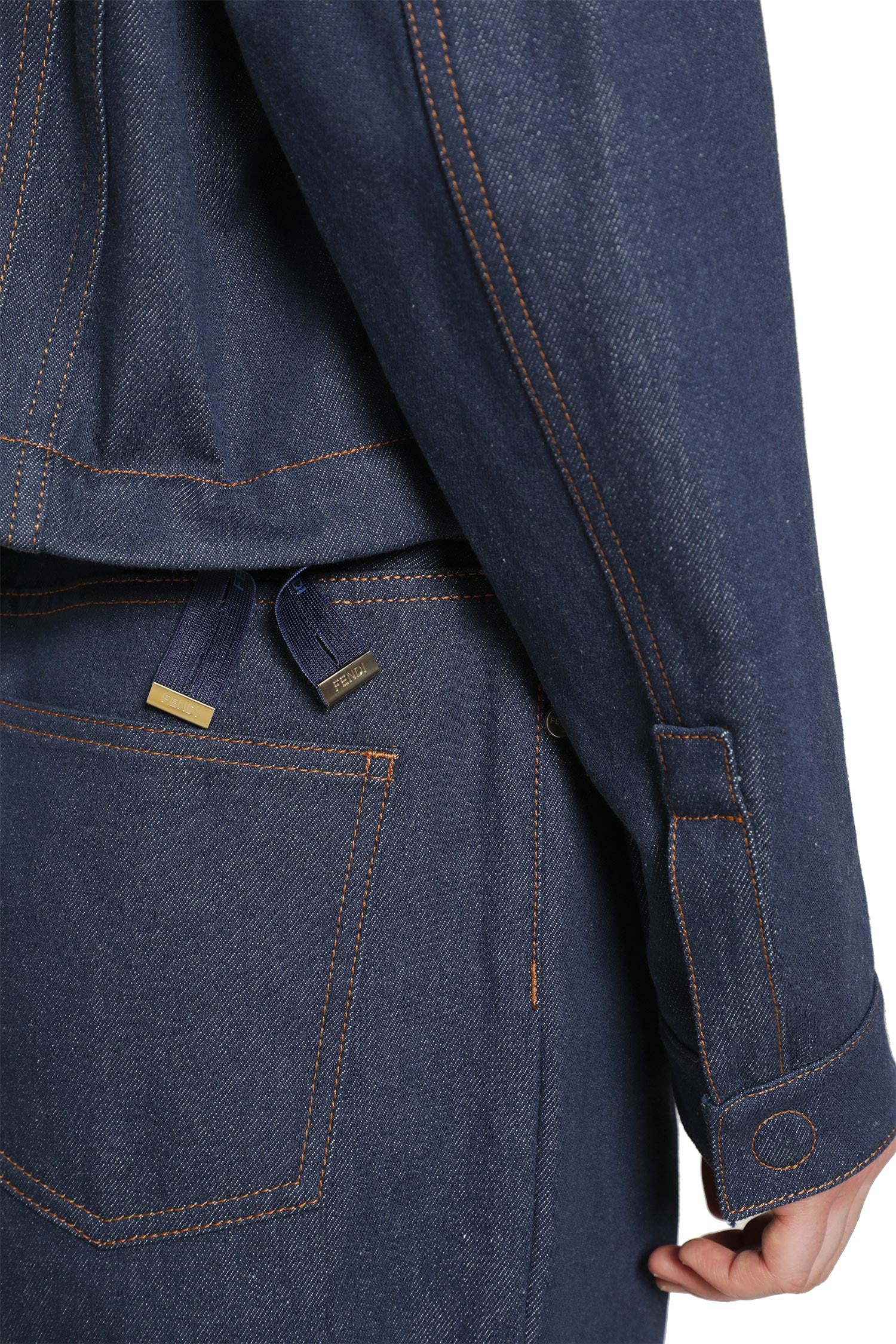 Cropped Denim Jacket - Image 6