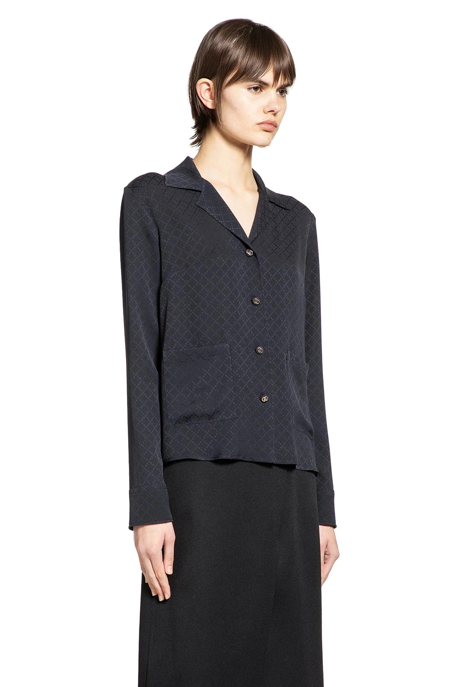 Silk Jacquard Shirt - Image 3
