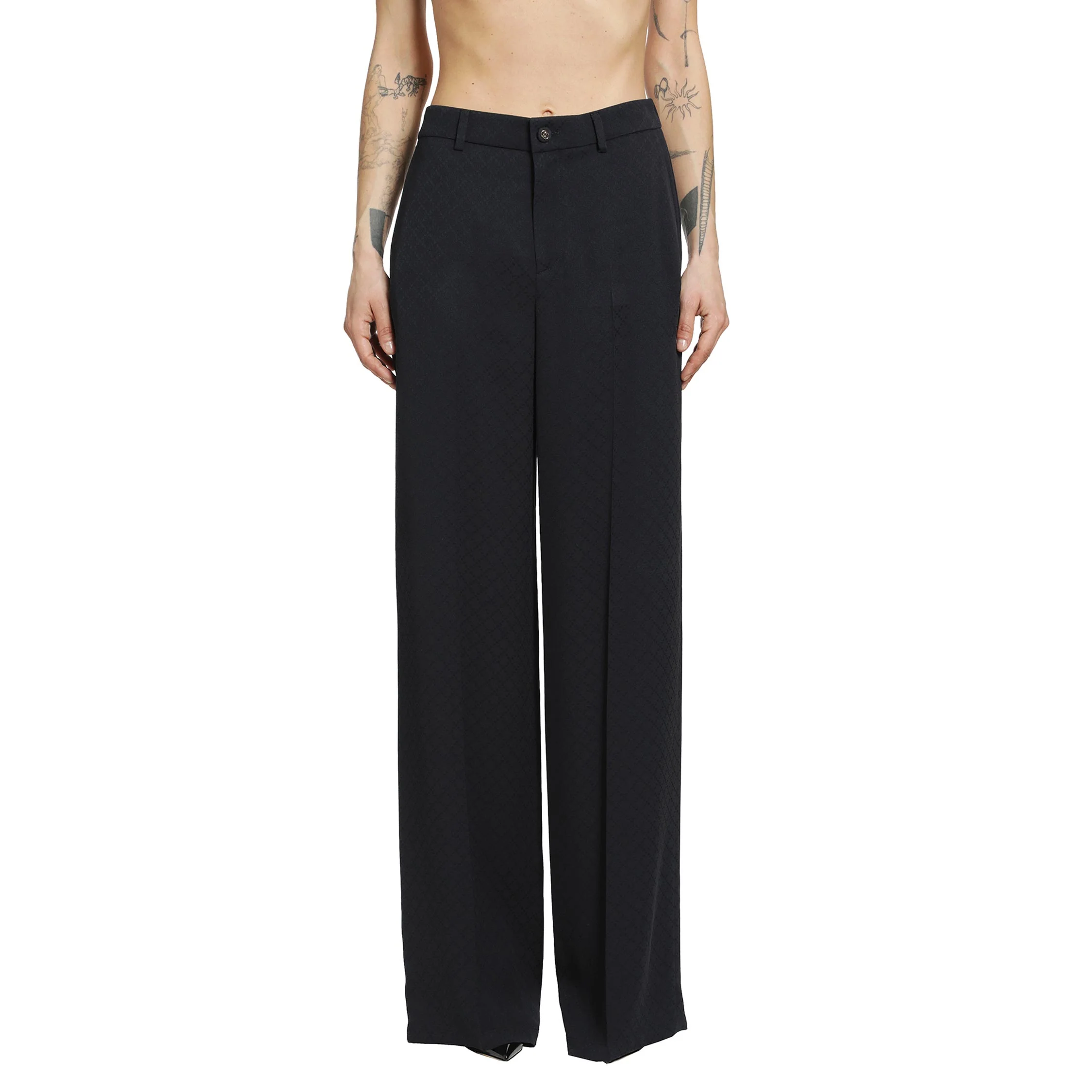 Silk Jacquard Trousers - Image 7