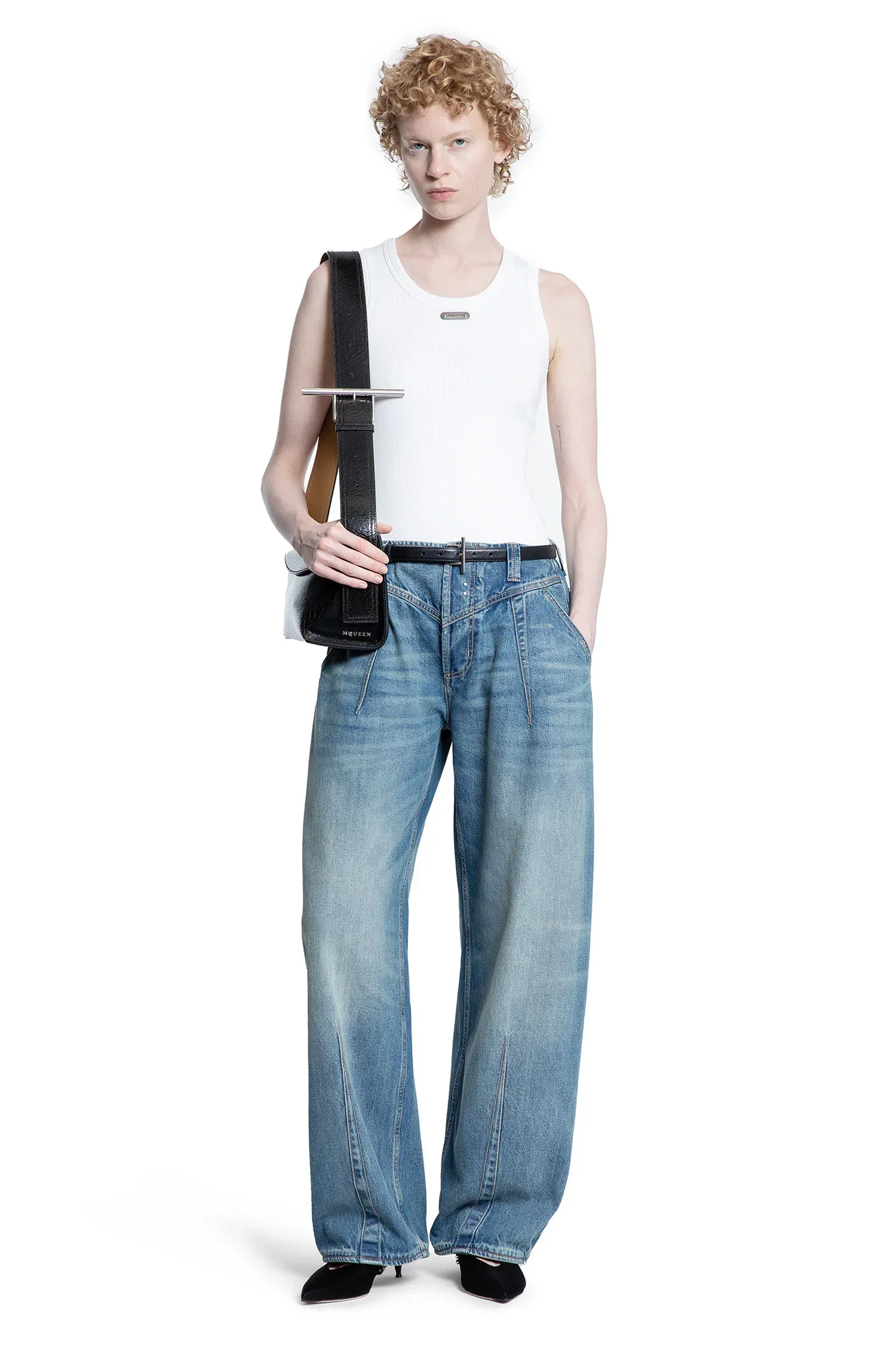 MCqueen Placket Tank Top - Image 5