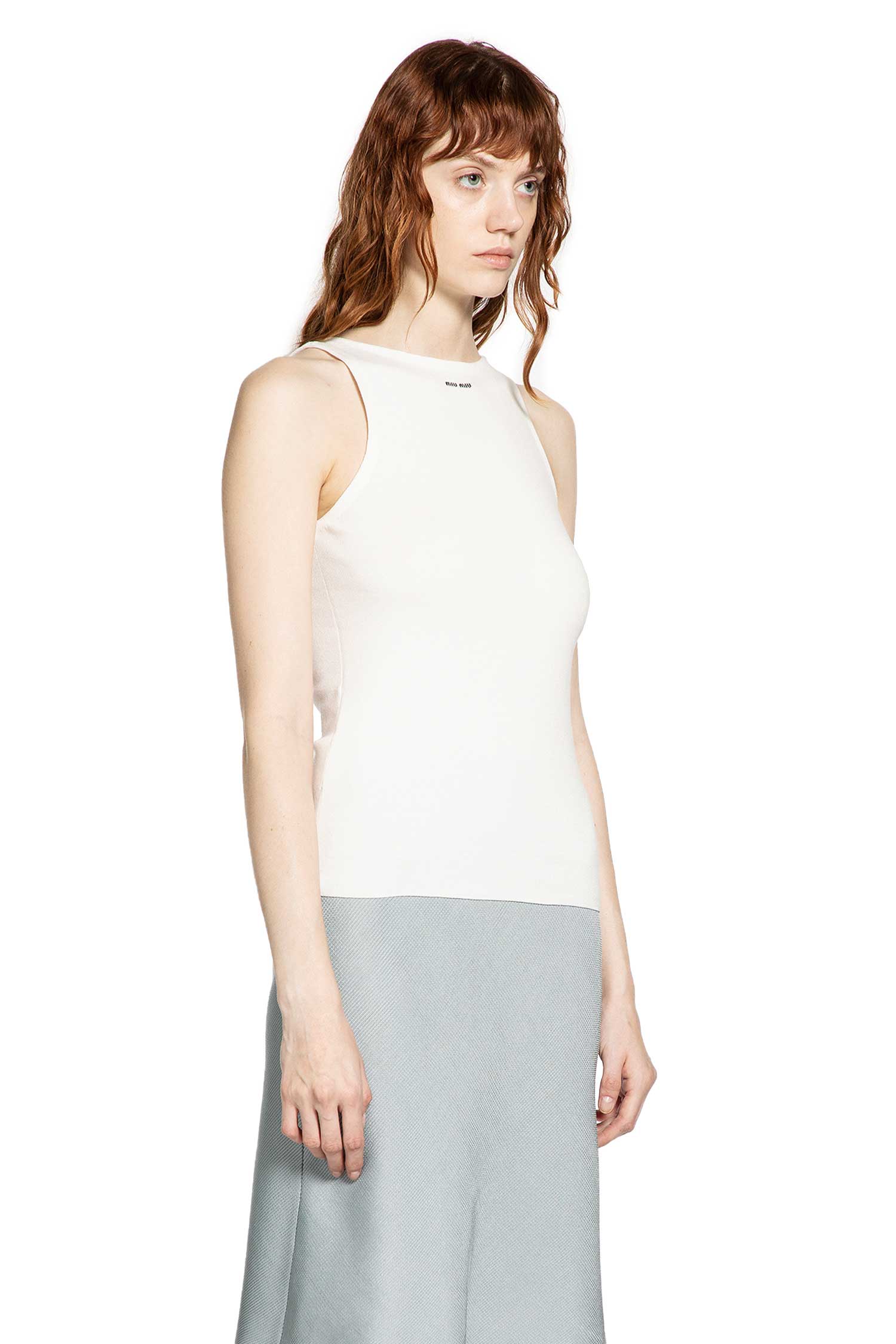 Cotton Knit Tank Top - Image 3