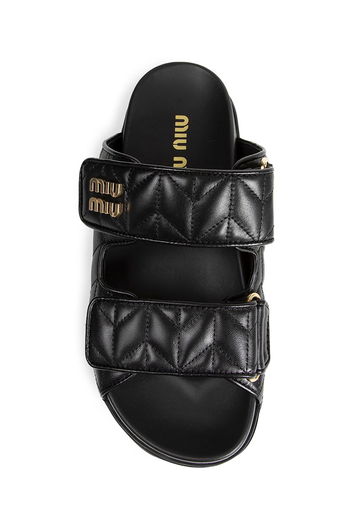 Matelassé Nappa Leather Slides - Image 5