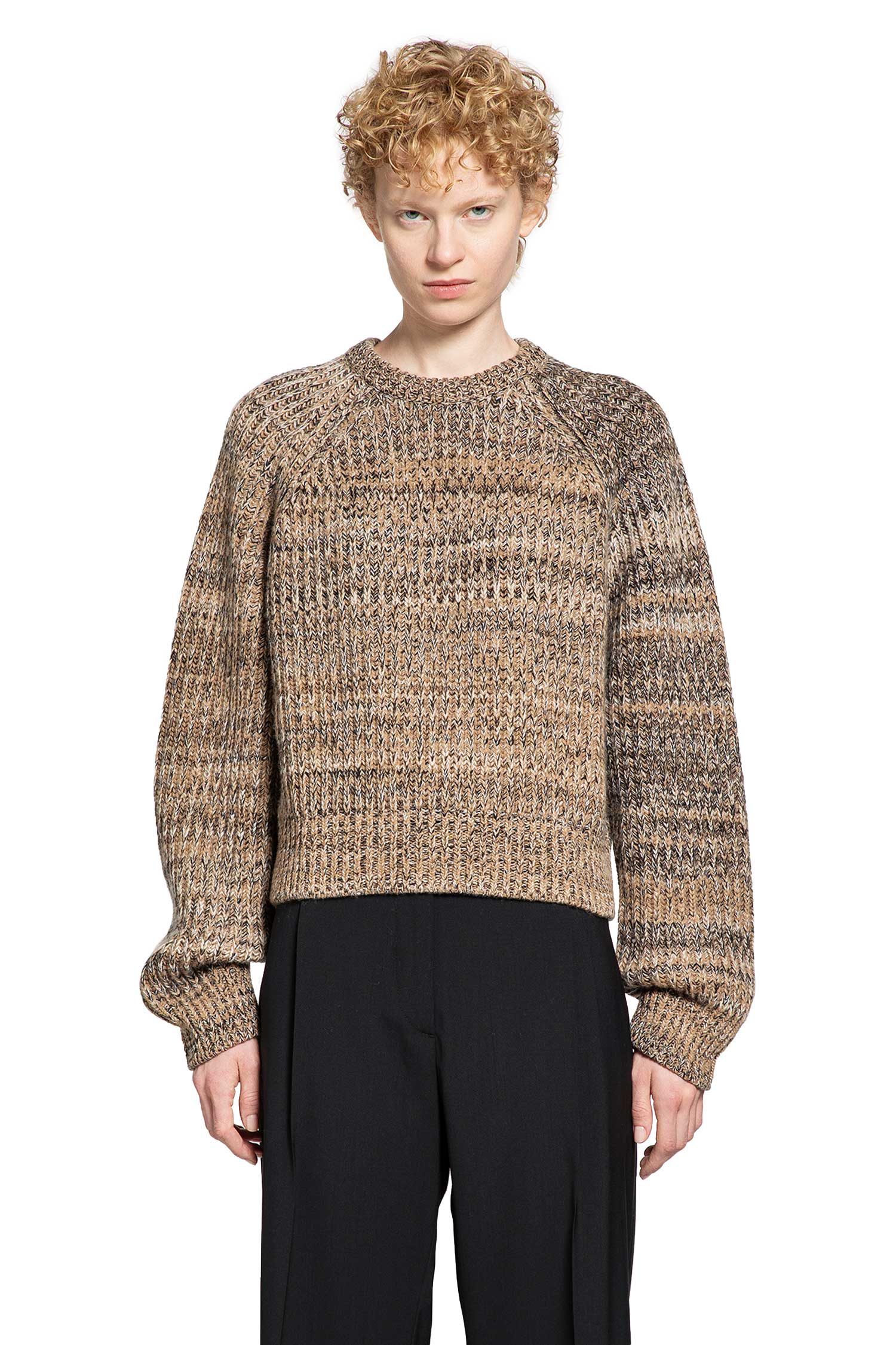 Wool Cashmere Crewneck Sweater - Image 2