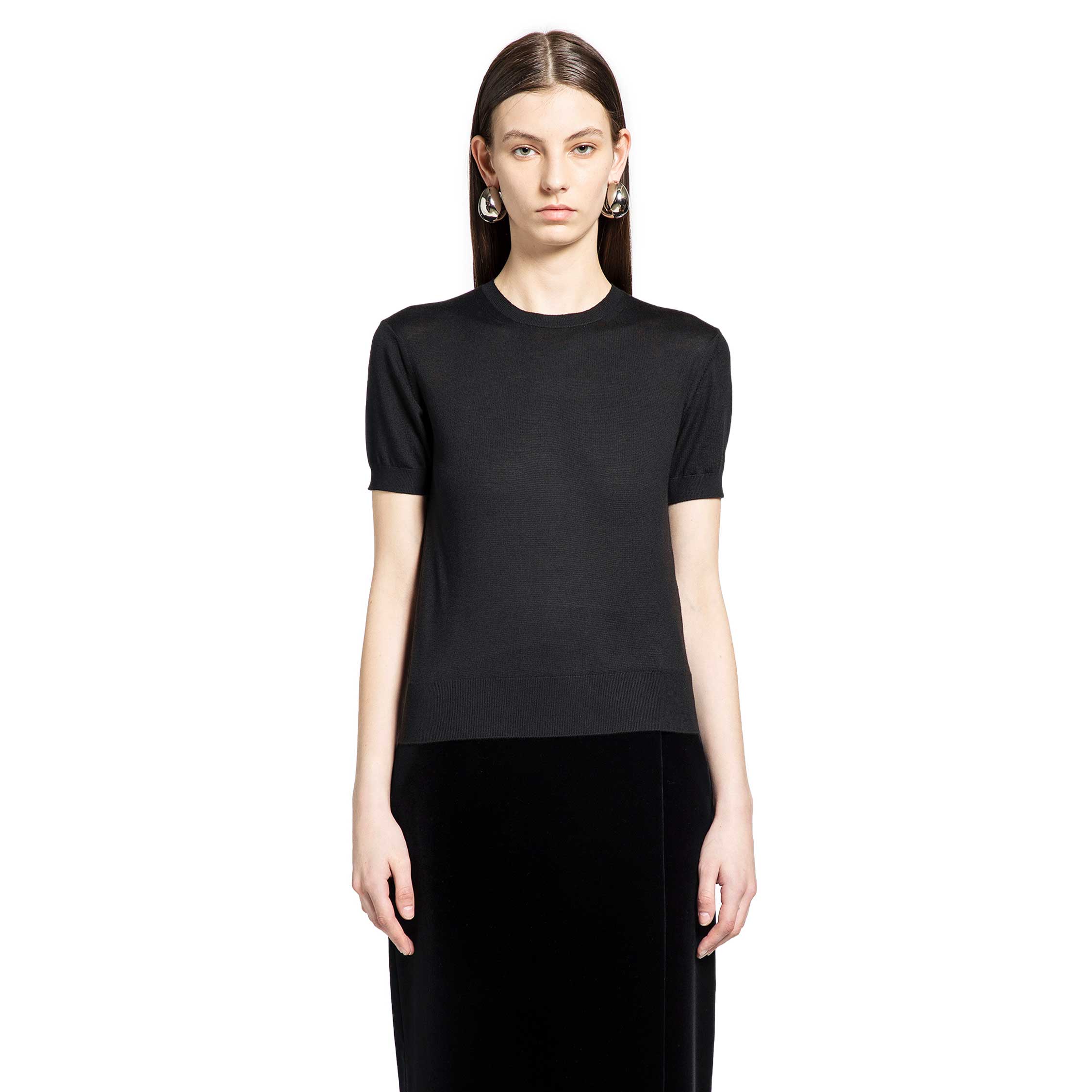 Knit T-Shirt in Wool - Image 6