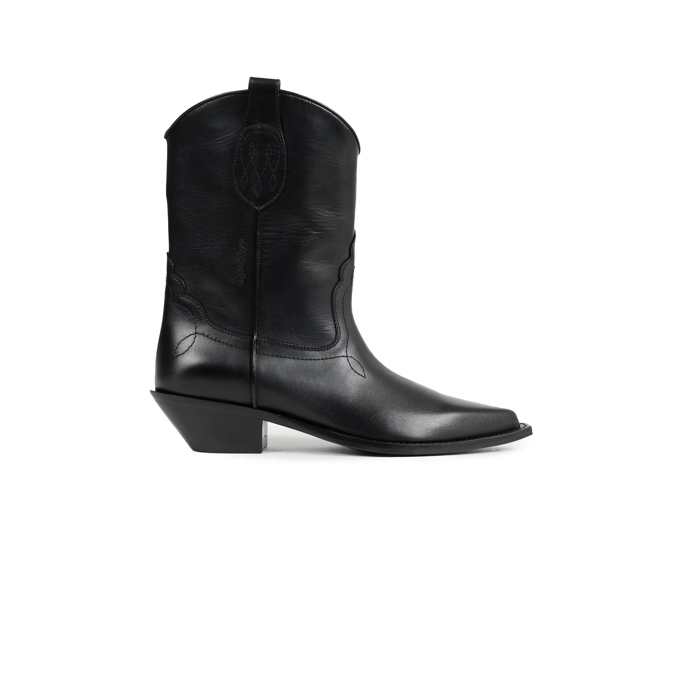 Frisco Western Leather Ankle Boots - Image 8