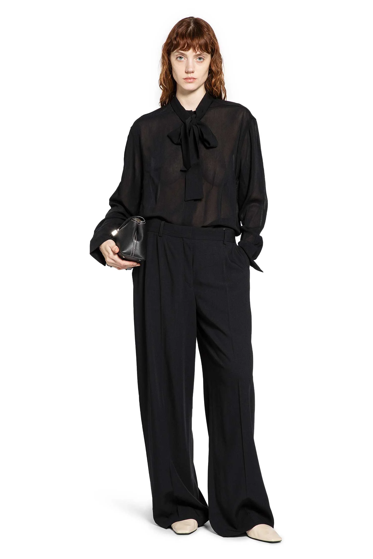 Wide Fluid Trousers - Image 6